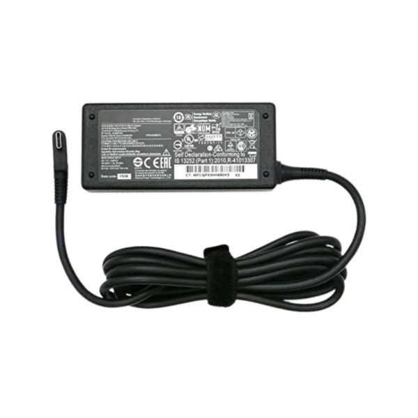 Laptop Power Adapter 5V 2A/ 12V 3A/ 15V 3A USB-C Type-C compatible with HP Chromebook x360 11 G1 EE 11.6" Touchscreen TPN-CA01 A045R031L