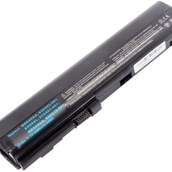HP SX03 Laptop Battery, 11.1V 6600mAh for Elitebook 2560p