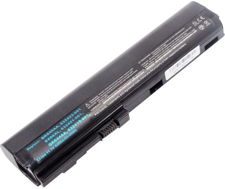 HP SX03 Laptop Battery, 11.1V 6600mAh for Elitebook 2560p
