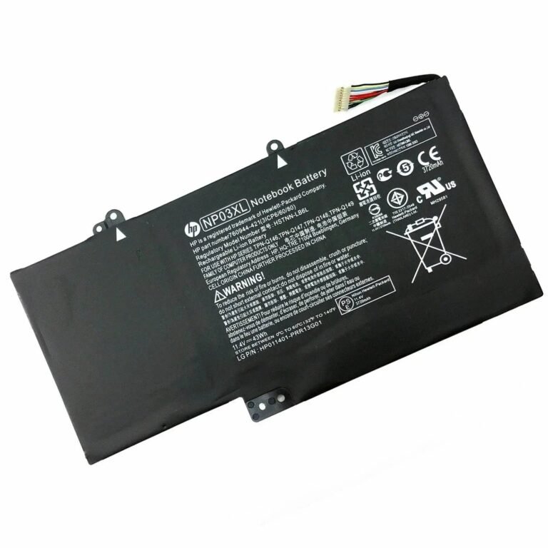 Original HP NP03XL Laptop Battery, 11.4V 3720mAh for Hp 13-A000NA