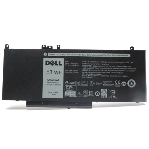 Original Dell E5250 Laptop Battery, 7.4V 6800mAh for Latitude 12 5000