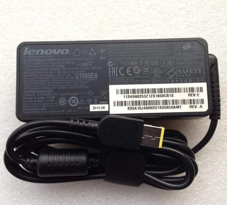 Original Lenovo X250 Laptop Charger, 65W 20V for Yoga 2 Pro 13