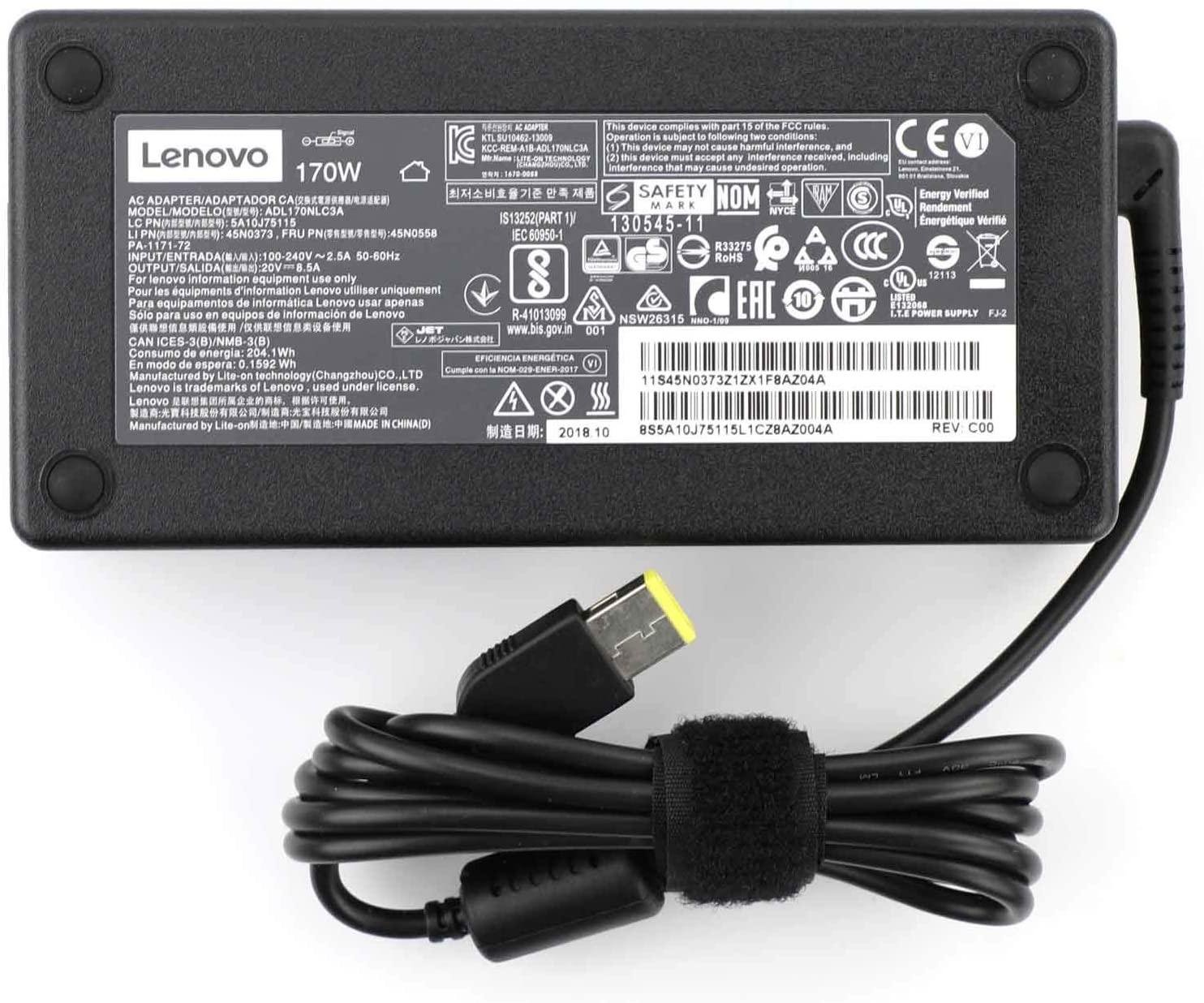 product-10894 Original Lenovo ADP-170CB Laptop Charger, 170W 20V for Lenovo LEGION R7000