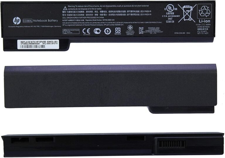 Original HP CC06XL Laptop Battery, 11.10V 5000mAh for EliteBook 8460P(SN099UC)