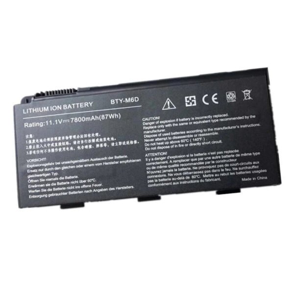 MSI GX60 Laptop Battery, 11.1V 87Wh for GX60 Evo