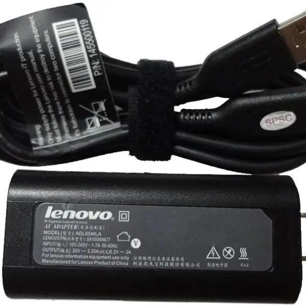 Original Lenovo ADL65WDA Laptop Charger, 65W 20V for YOGA 900