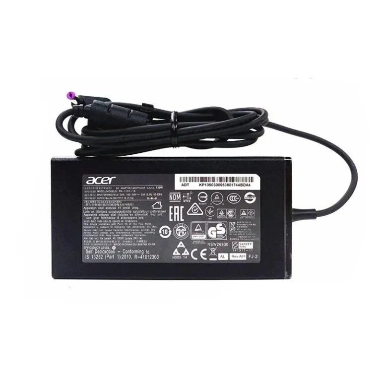 Original Acer PA-1131 Laptop Charger, 135W 19V for V17 Nitro