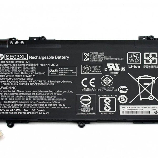 Original HP SE03XL Laptop Battery, 11.55V 3590mAh for Pavilion 14-A1004NA
