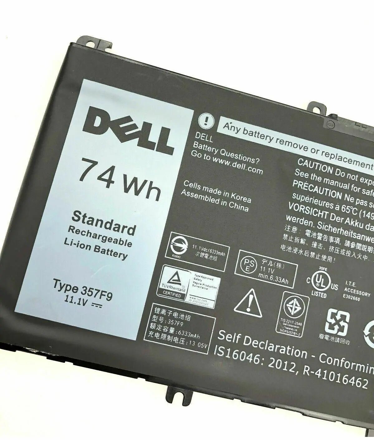 product-13366 Original Dell INS15PD Laptop Battery, 11.1V 6330mAh for INS15PD-1548B