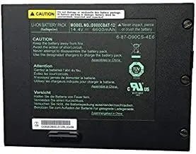 Original Clevo D900CBAT Laptop Battery, 14.4V 6600mAh for D900CBAT-12