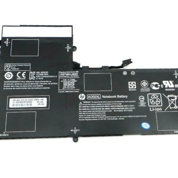 Original HP AO02XL Laptop Battery, 7.4V 3995mAh for G2 (F9H50AV)