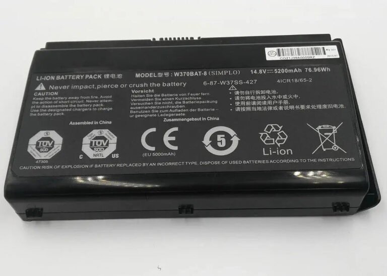Clevo W370BAT Laptop Battery for XMG A522
