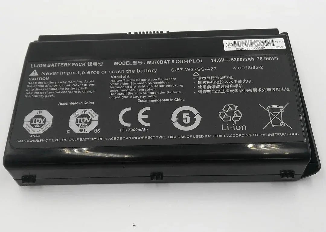 product-14219 Clevo W370BAT Laptop Battery for XMG A522