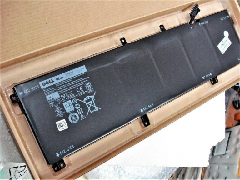 Original Dell M3800 Laptop Battery, 11.1V 8000mAh for Precision 3800 Precision M3800