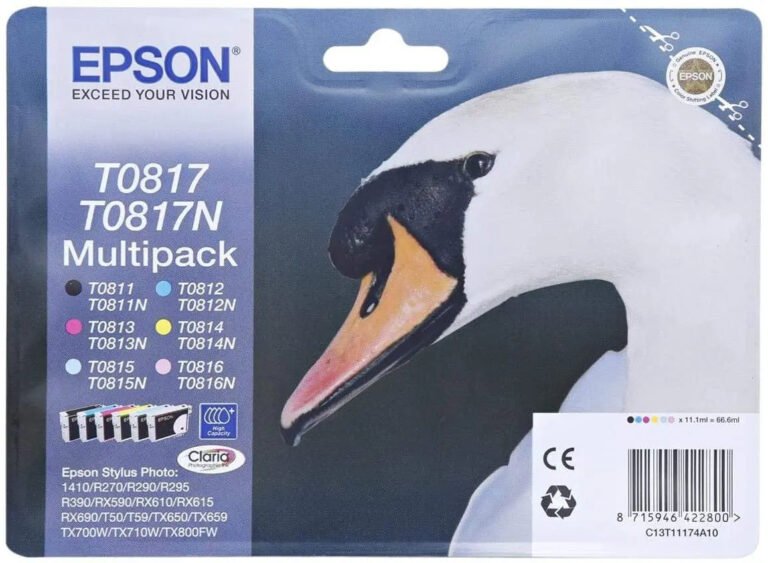 2-Pack Epson T0817 Multi Toner Cartridge for R270