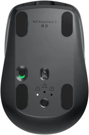 Logitech MX Anywhere 3 Graphite Bluetooth and 2.4 GHz Wireless Mouse