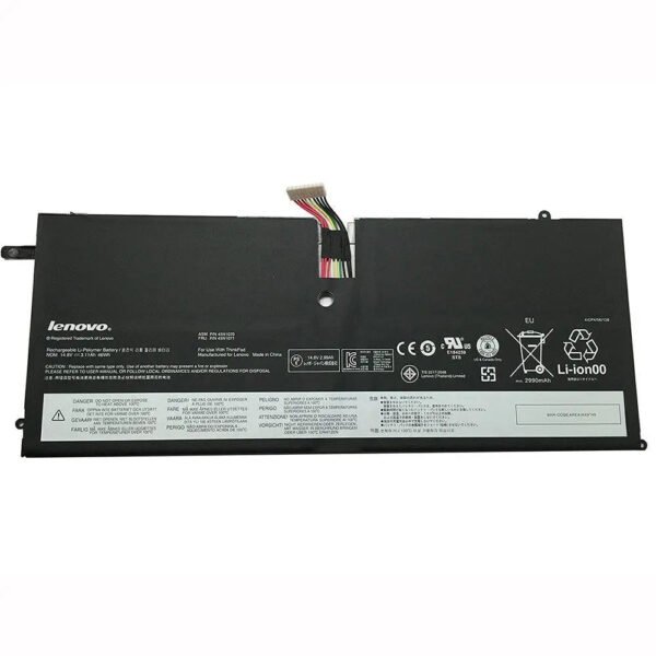 Original Lenovo 45N1070 Laptop Battery, 14.8V 3110mAh for X1 Carbon
