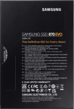 Samsung 870 EVO 500GB 2.5 Inch SATA Internal SSD