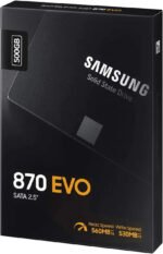 Samsung 870 EVO 500GB 2.5 Inch SATA Internal SSD