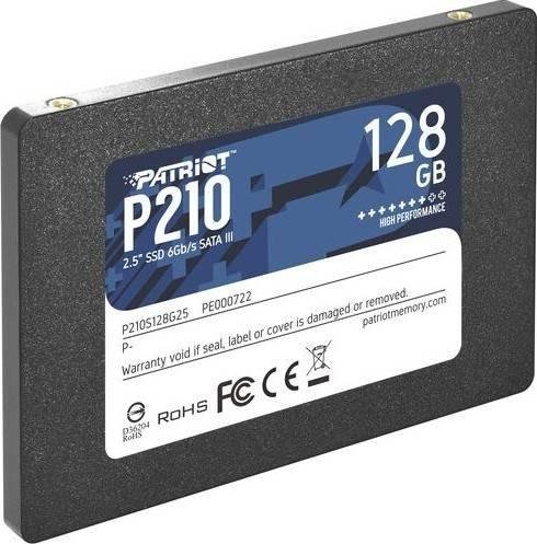 Patriot P210S128G25 128GB 2.5 Inch SATA Internal SSD