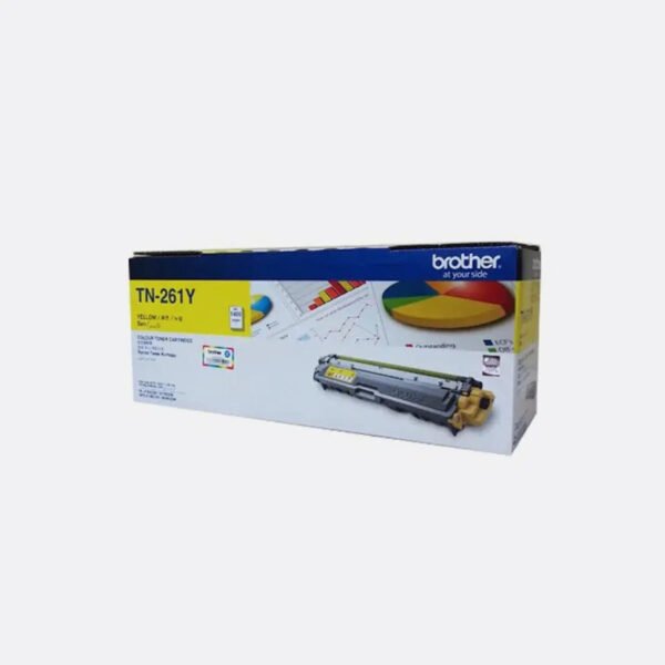 Brother TN-261Y Yellow Toner Cartridge (1,400 pages)