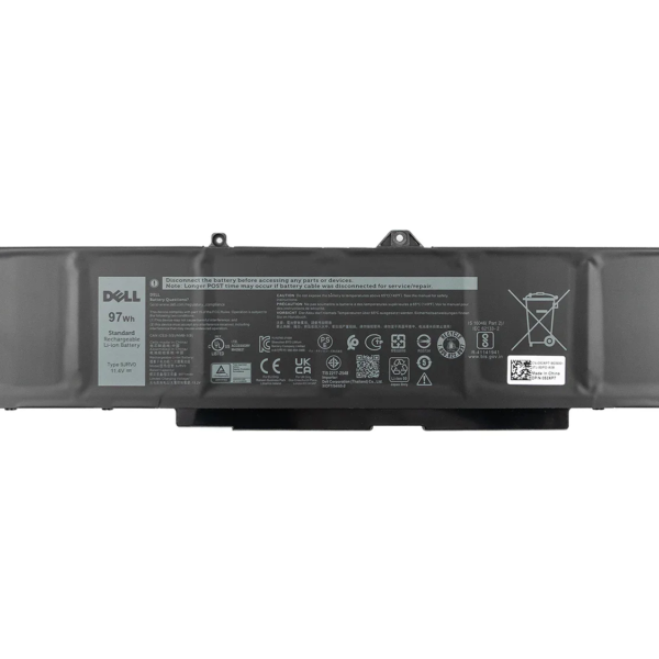 Dell 9JRV0 Laptop Battery, 11.4V
