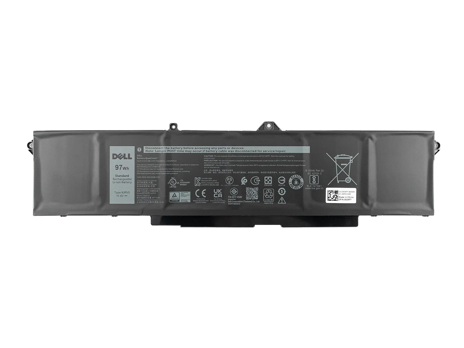 product-18 Dell 9JRV0 Laptop Battery, 11.4V