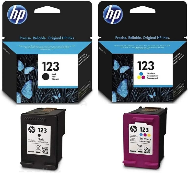 HP 123 Black Ink Cartridge for HP Printers