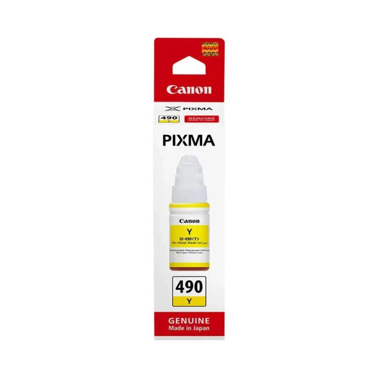 Original Canon GI-490 Yellow Ink Cartridge for PIXMA G2400