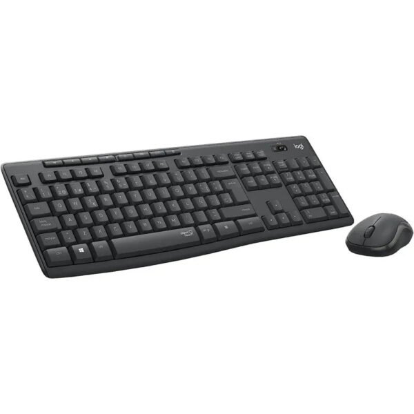 Logitech MK295 2.4 GHz Wireless English and Arabic Keyboard and Mouse Combo