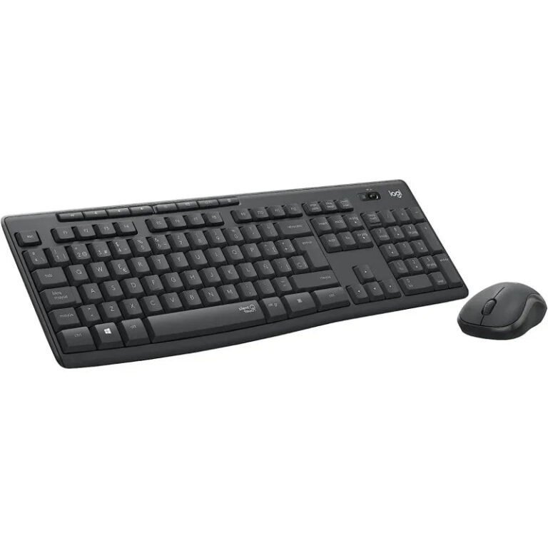 Logitech MK295 2.4 GHz Wireless English and Arabic Keyboard and Mouse Combo