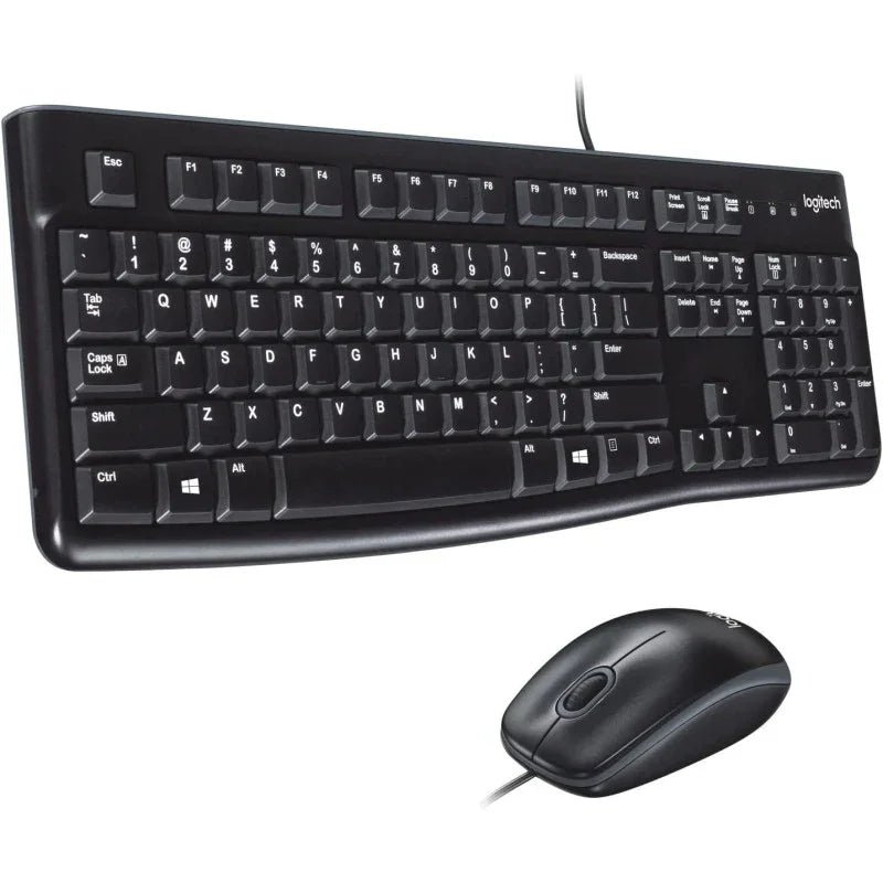 product-18735 Logitech MK120 Wired USB English and Arabic Full-size Keyboard and Mouse Combo