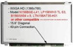 15.6 HD 40-pin LCD Replacement Laptop Screen for HP 15-R255NE