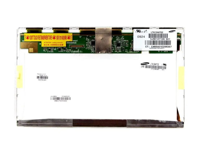 13.4 HD LCD Replacement Laptop Screen for Samsung LTN134AT02-001 Samsung 530783-001+N, 40 Pins