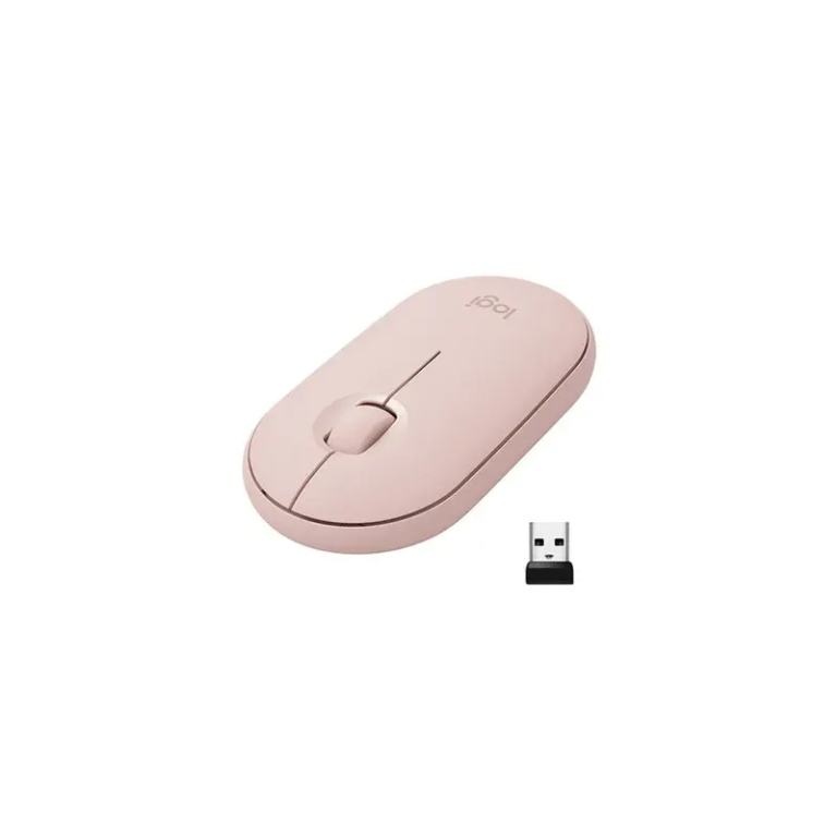 Logitech M350 Pink Bluetooth and 2.4 GHz Wireless Mouse