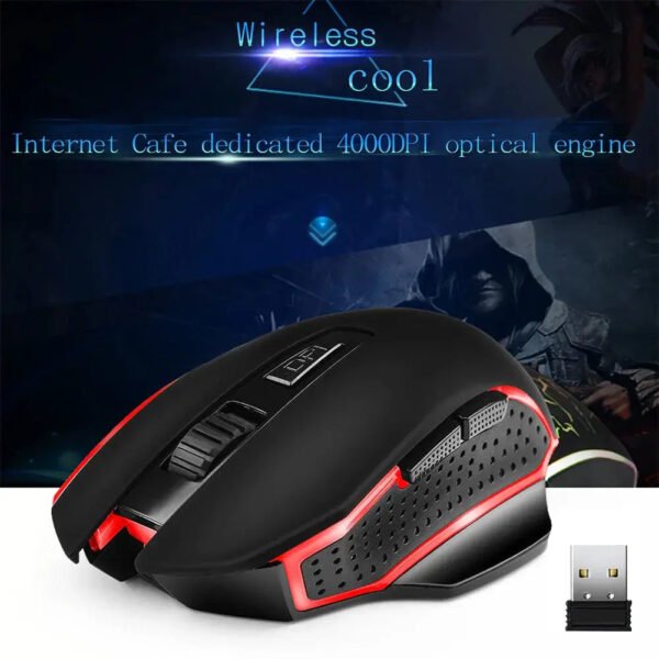 800/1200/1600/2400DPI 2.4 GHz Wireless Gaming Mouse