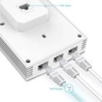 TP-Link EAP655-Wall AX3000 Wi-Fi 6 (802.11ax) 2.4 GHz + 5 GHz Band Access Point