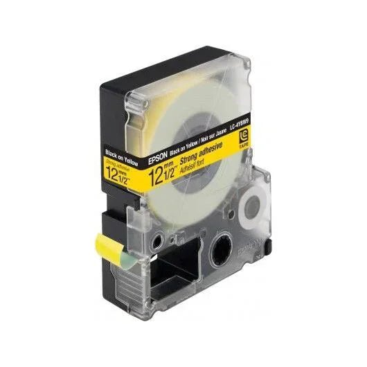 Epson LC-4YBW9 Black Label Tape for LW-600P