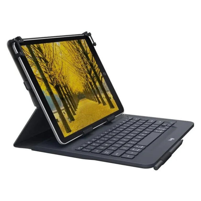 Logitech Universal Folio Bluetooth and 2.4 GHz Wireless QWERTY Keyboard