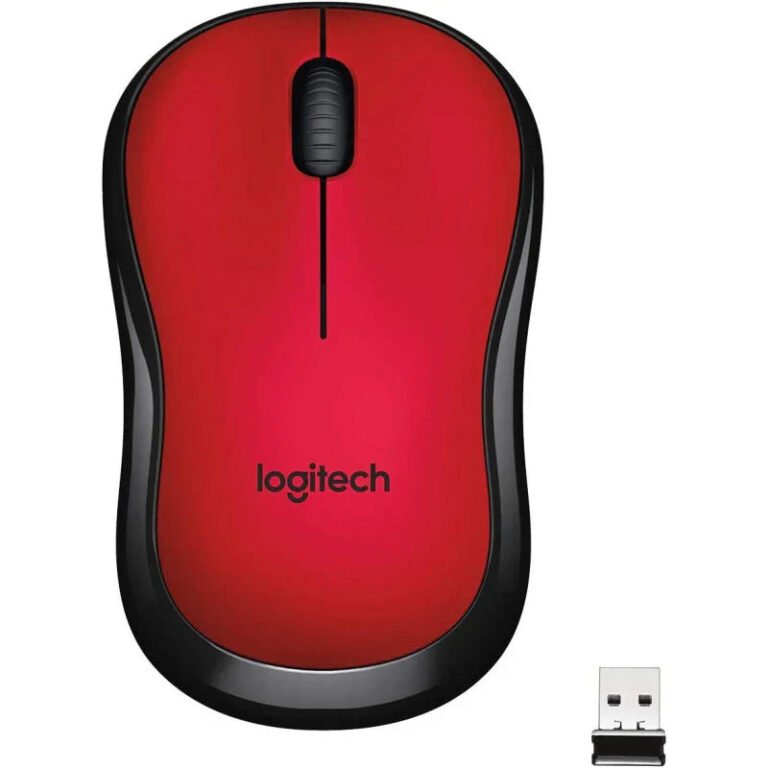 Logitech M220 Red 2.4 GHz Wireless Mouse