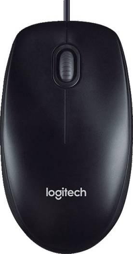 Logitech M100R Black Wired USB Mouse