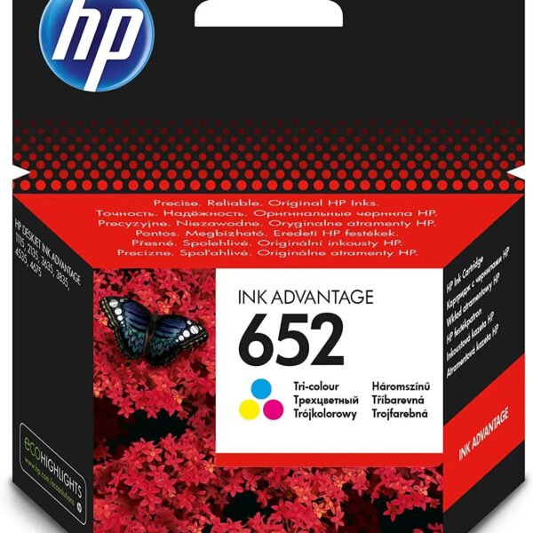 HP 652 Tricolor Toner Cartridge for F6V24AE