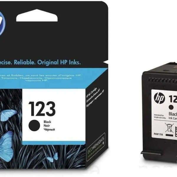 Original HP 123 Black Ink Cartridge for F6V17AE
