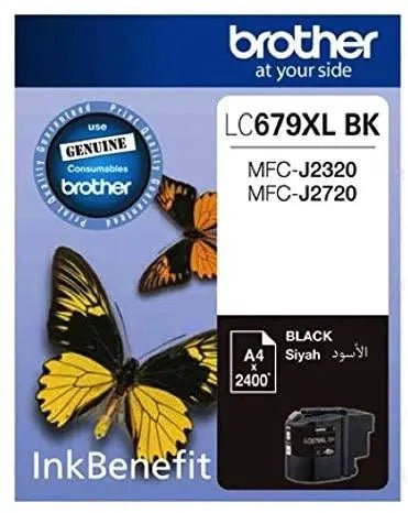 Brother LC679XL Black Ink Cartridge for J2320, MFC