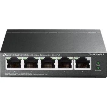 TP-Link TL-SF1005LP 4-Port 10/100 Mbps Fast Ethernet PoE+ Switch