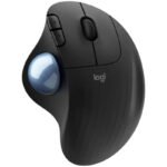 Logitech Ergo M575 Graphite Bluetooth and 2.4 GHz Wireless Mouse