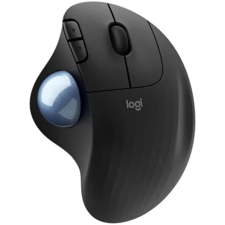 Logitech Ergo M575 Graphite Bluetooth and 2.4 GHz Wireless Mouse