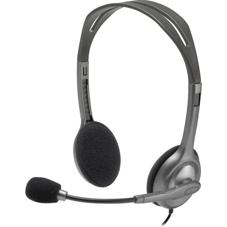 Logitech H110 Gray Wired USB Headset