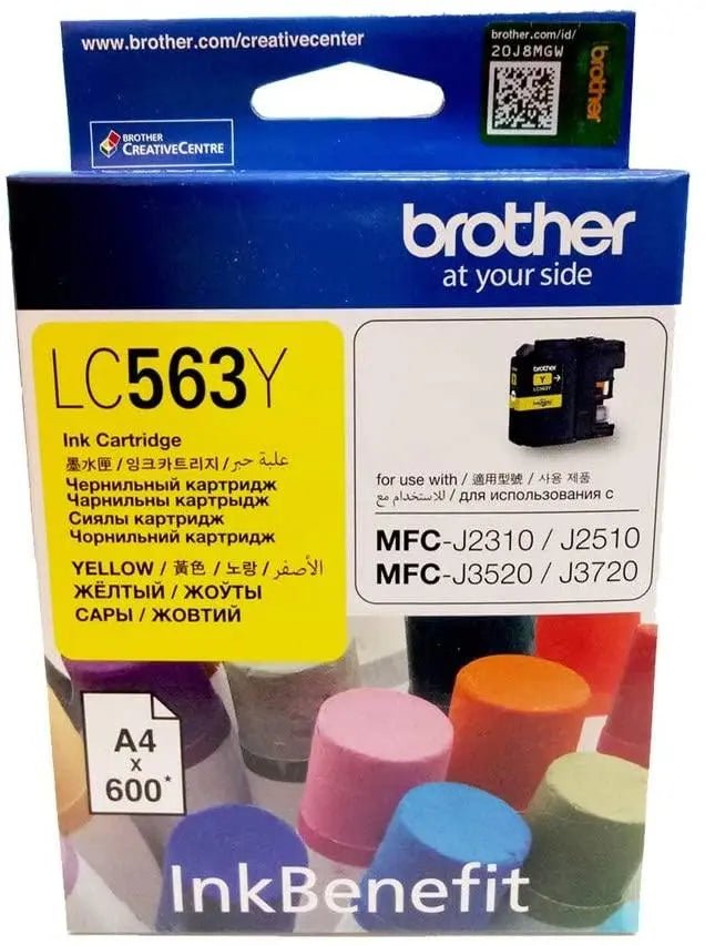 product-2112 Brother LC563 Yellow Ink Cartridge for J2510/ MFC