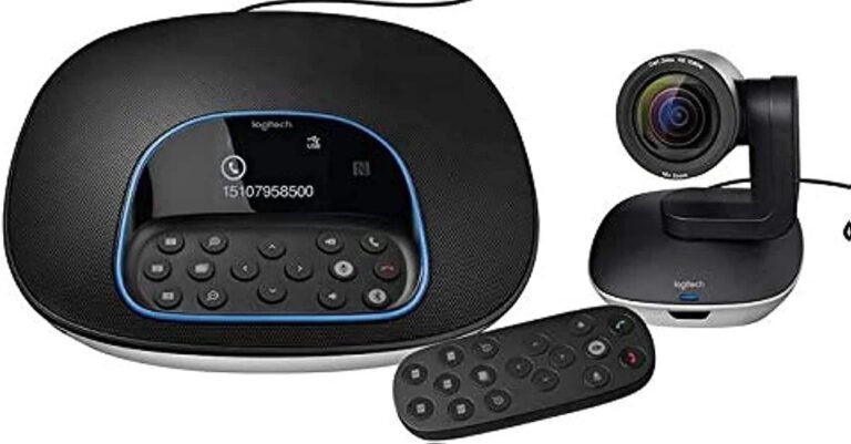 Logitech Group Black USB Webcam